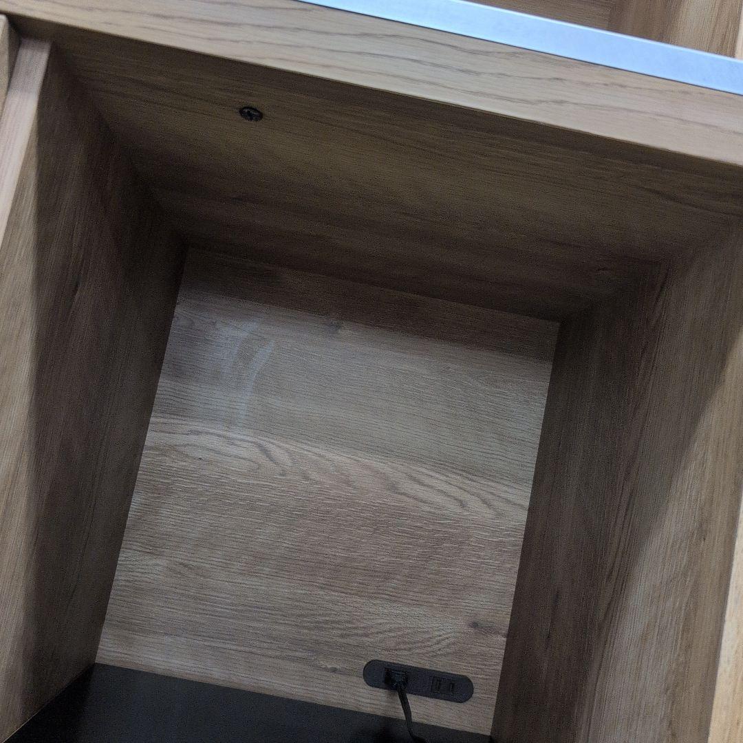 最終値下げです‼️木目調 食器棚・キッチンカウンター