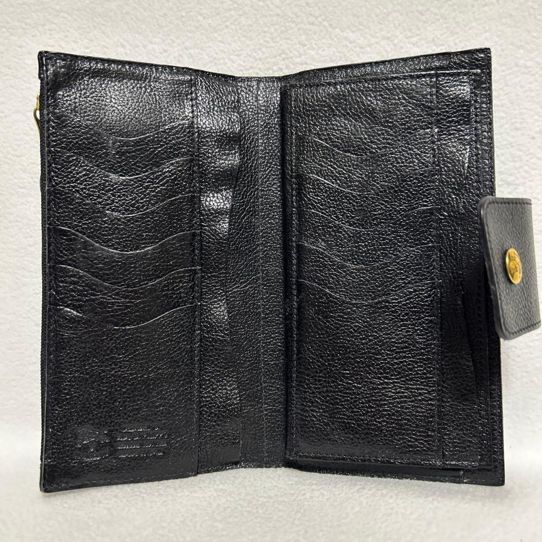 ⭐︎専用 IL BISONTE 黒 レザー 長財布 保存袋付き
