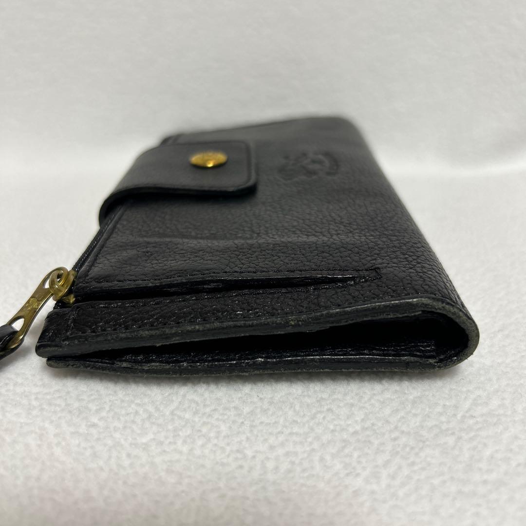 ⭐︎専用 IL BISONTE 黒 レザー 長財布 保存袋付き