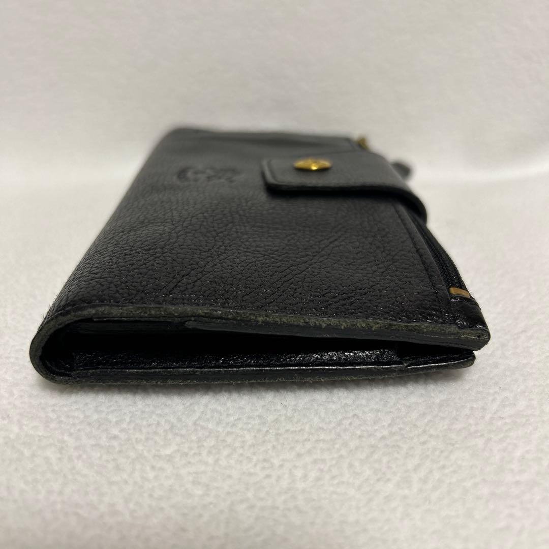 ⭐︎専用 IL BISONTE 黒 レザー 長財布 保存袋付き