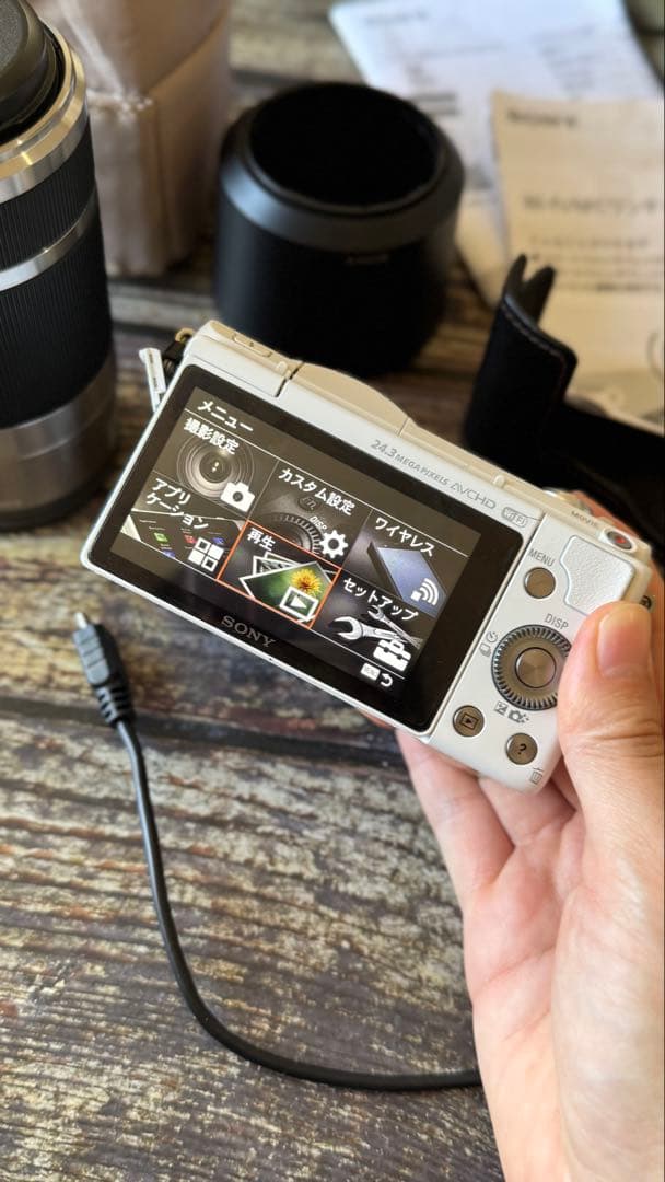 SONY ミラーレス一眼カメラ レンズ2本セット