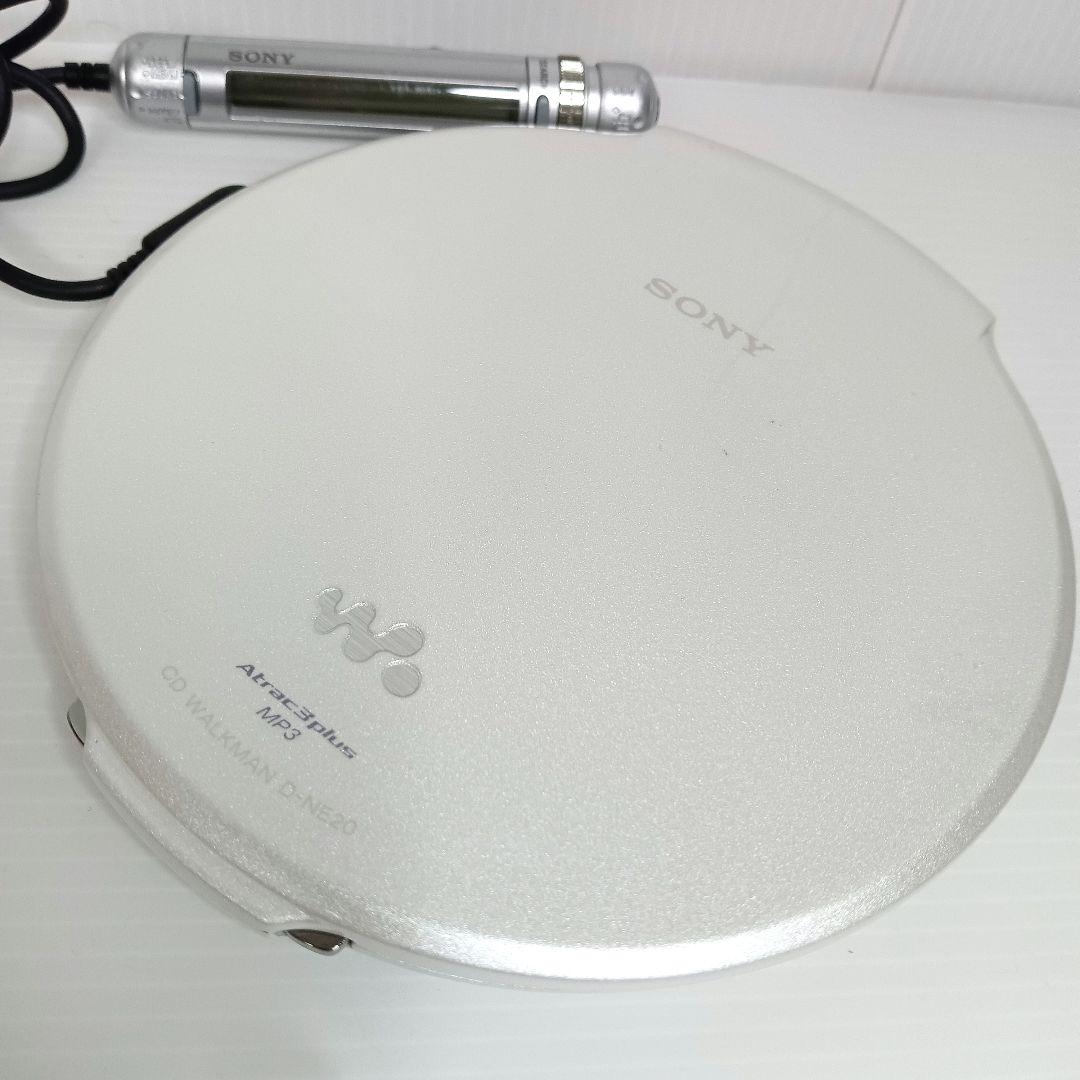 美品 動作品 SONY D-NE20 ポータブルCDプレーヤー ソニー