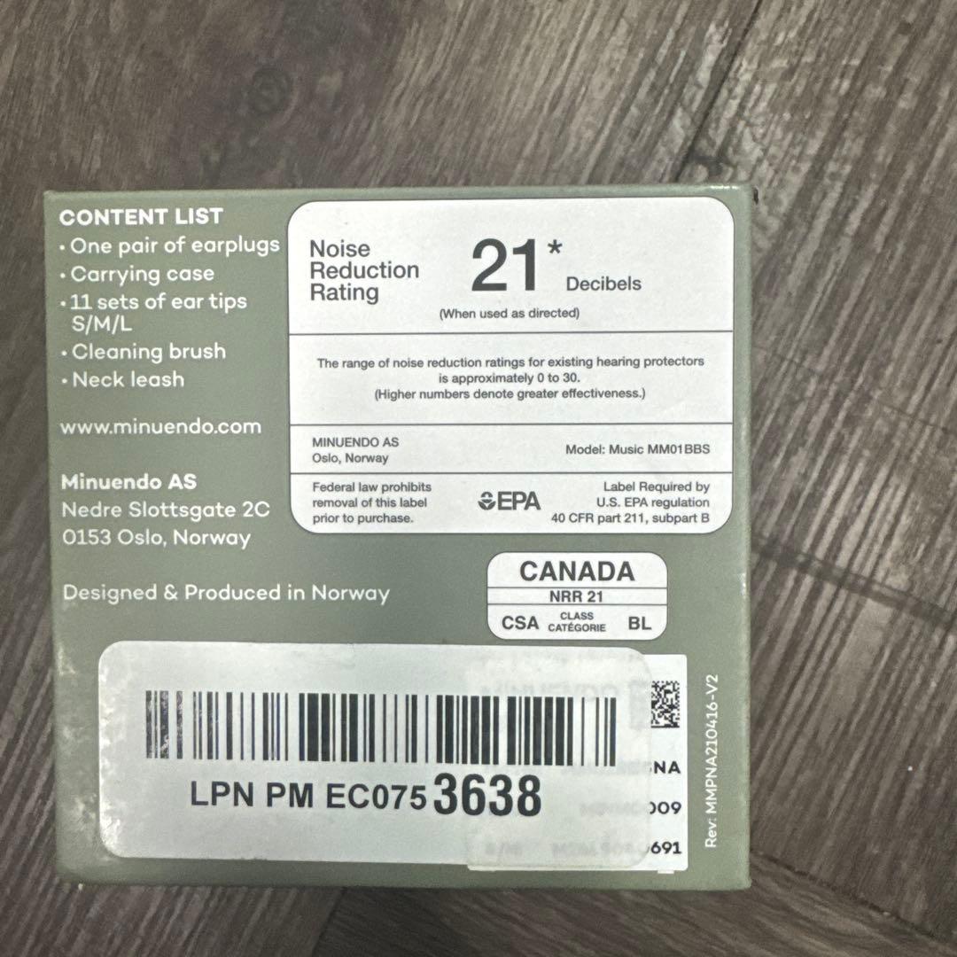 イヤホン Minuendo Lossless Earplugs Test