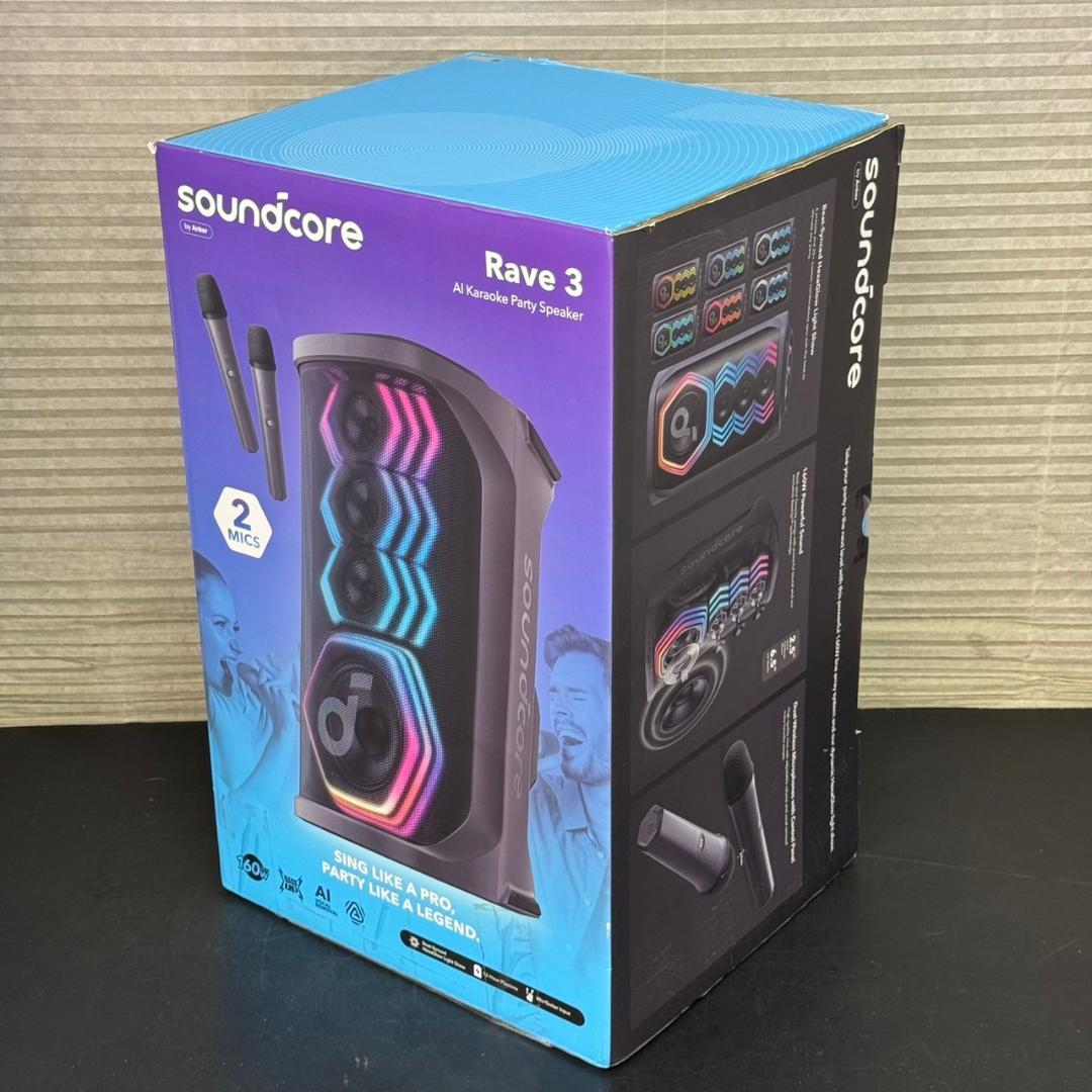 ☆Anker　SOUNDCORE　RAVE3　カラオケスピーカー　BTスピーカー