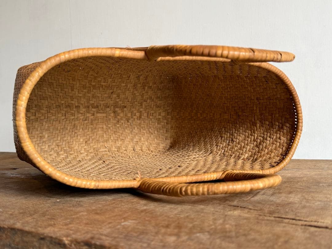 竹かごバッグ 竹籠バッグ 竹細工 竹編みカゴ 買物かご マルシェバッグ