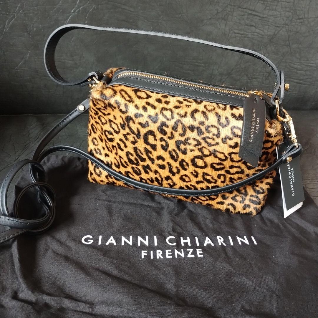 GIANNI CHIARINI レオパード バッグ