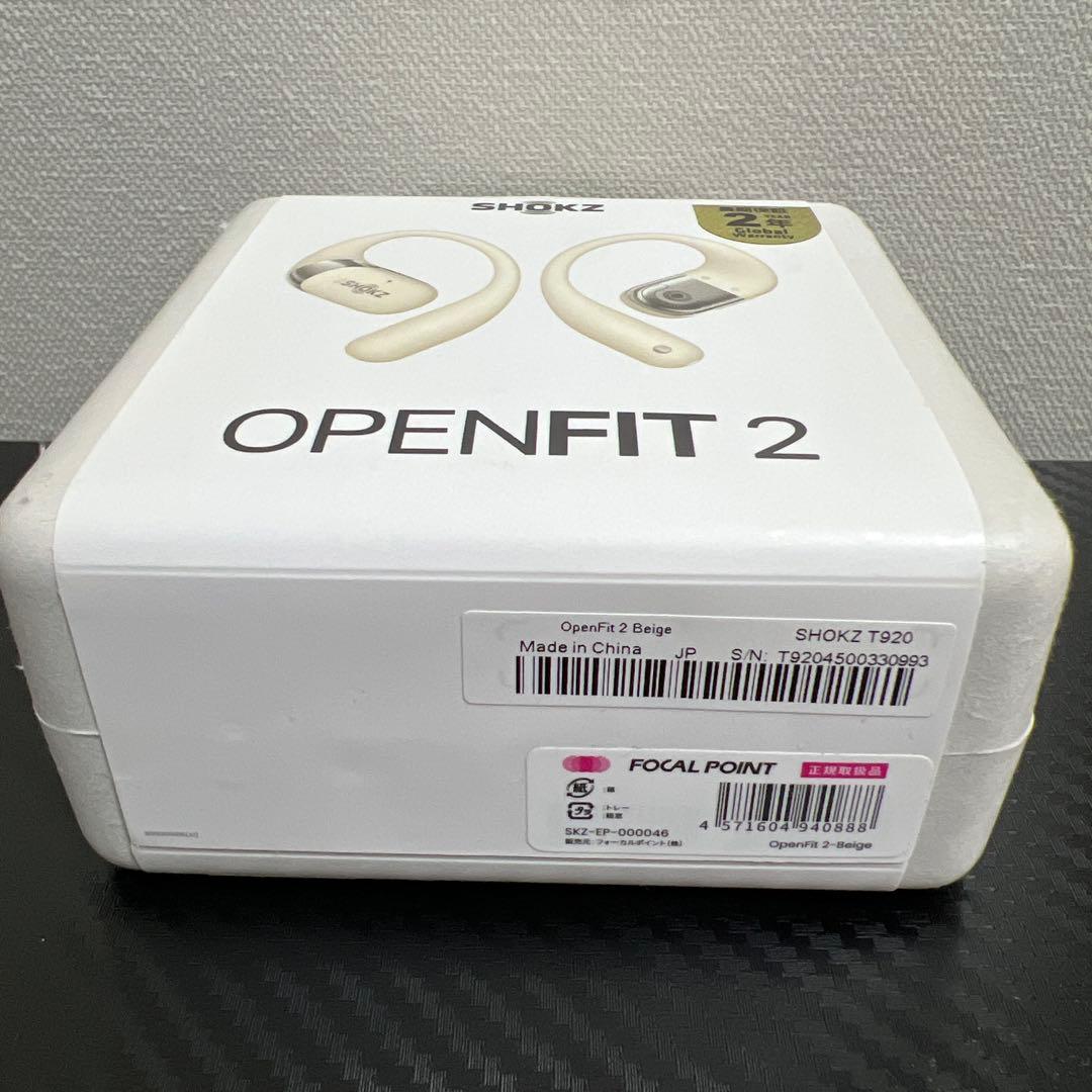 イヤホン SHOKZ OPENFIT 2 SKZ-EP-000046