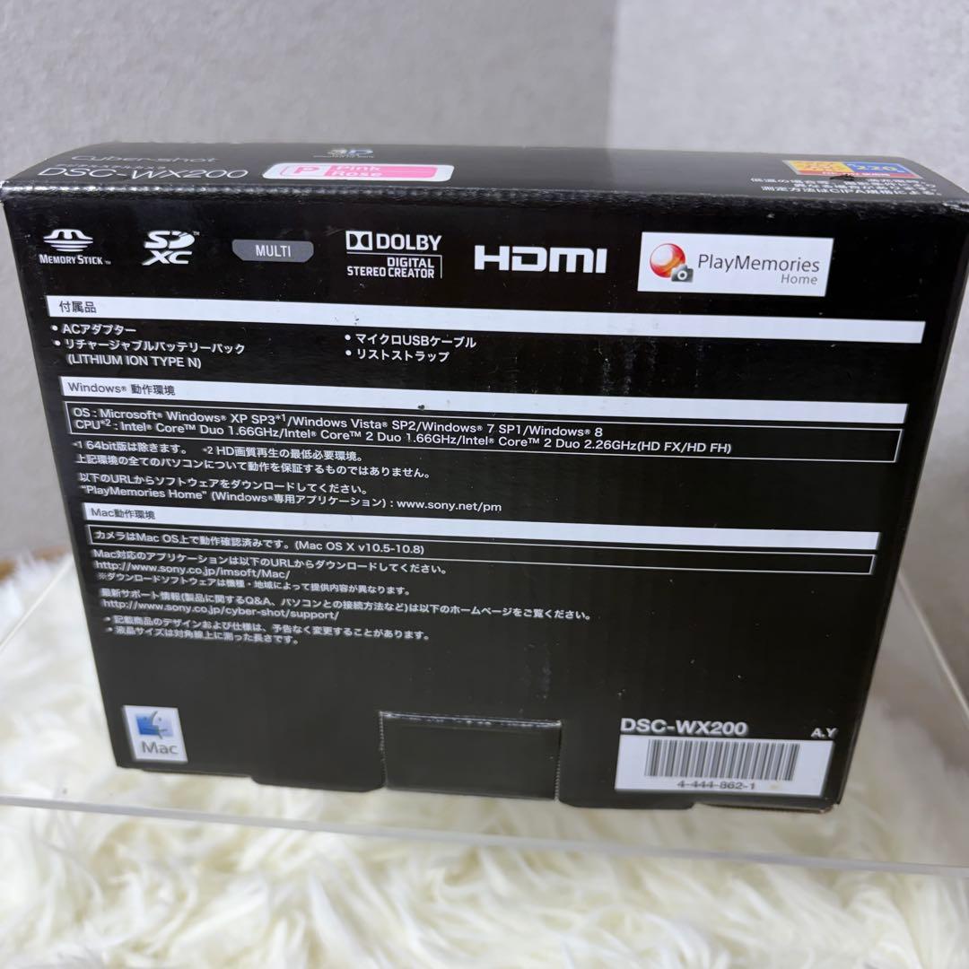 【極美品】SONY Cyber-shot DSC-WX200 ピンク 付属品多数