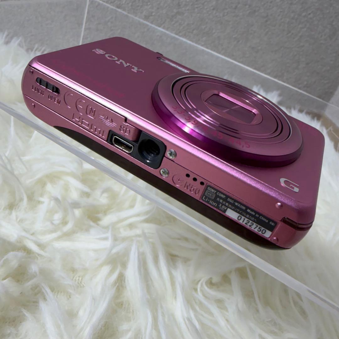 【極美品】SONY Cyber-shot DSC-WX200 ピンク 付属品多数