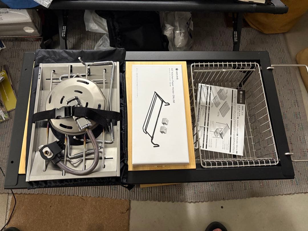 屋外使用なし！スノーピークエントリーigtブラック＋オプション多数！