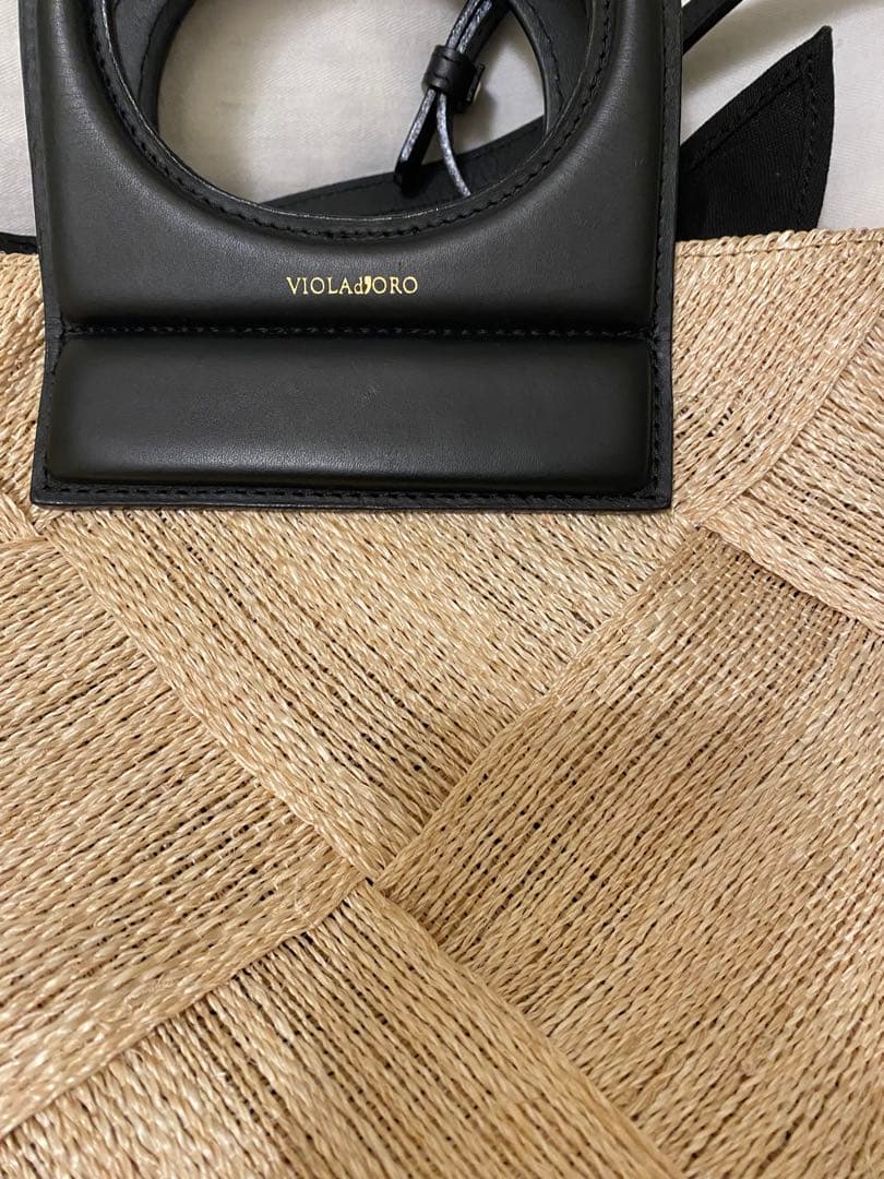 ヴィオラドーロ VIOLAd'ORO MIROアバカメッシュバッグ