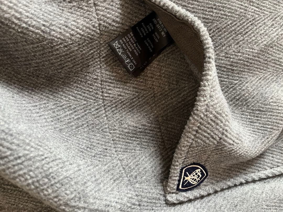 美品 オーシバル Orcival Le tinte ダッフルコート　ライトグレー