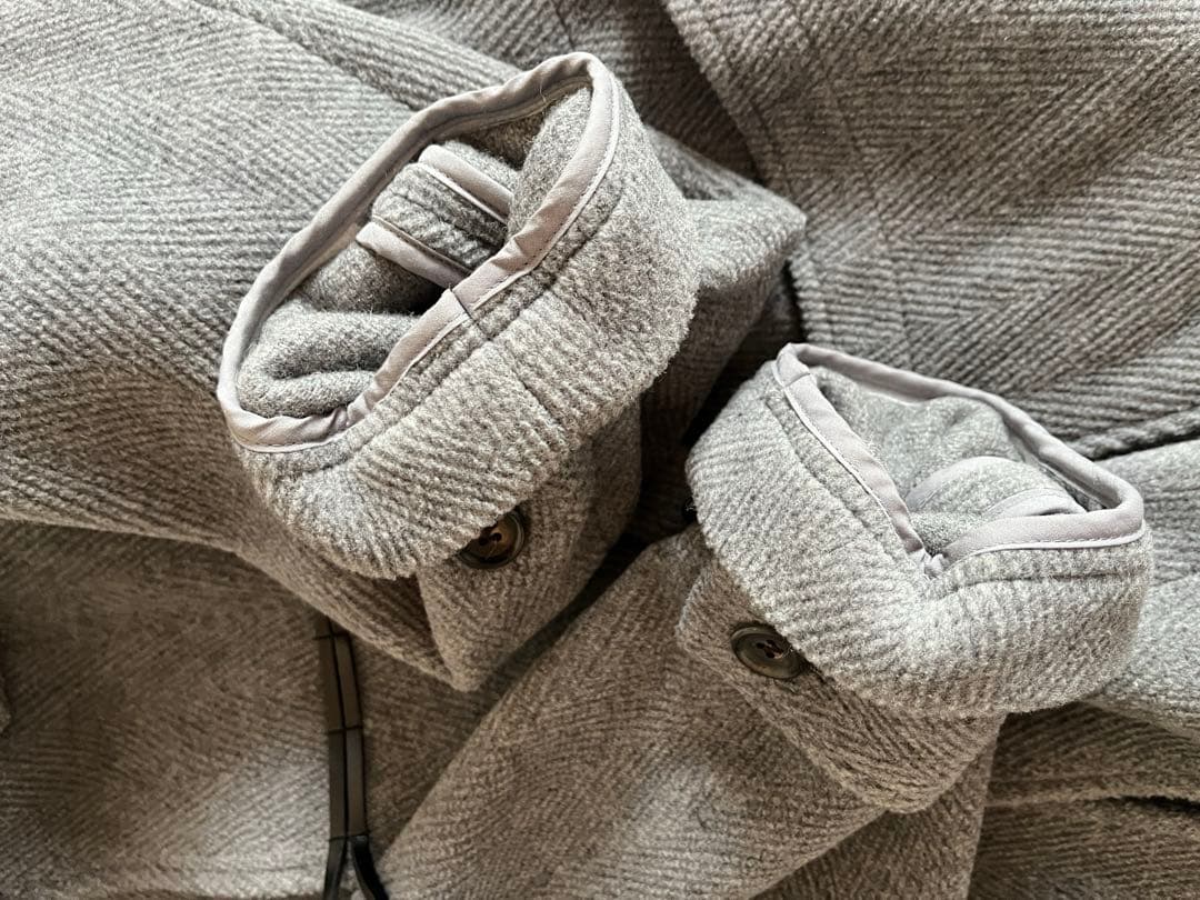 美品 オーシバル Orcival Le tinte ダッフルコート　ライトグレー