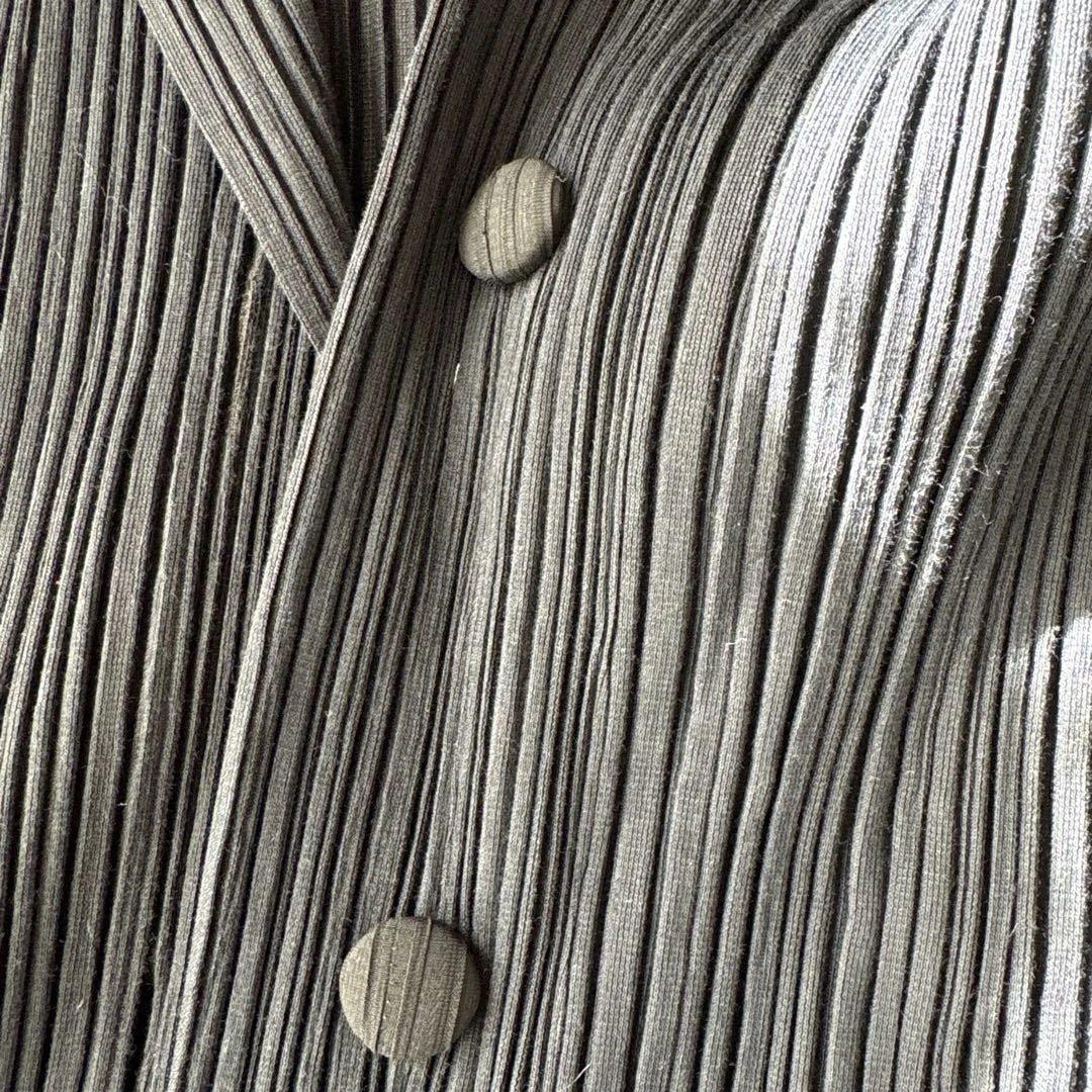 PLANTS PLACE プリーツテーラードジャケット ブラック