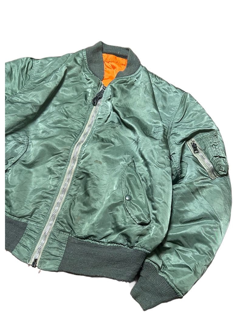 90s ALPHA INDUSTRIES MA-1 フライトジャケット USA製