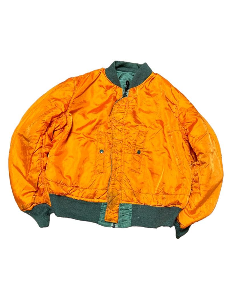 90s ALPHA INDUSTRIES MA-1 フライトジャケット USA製