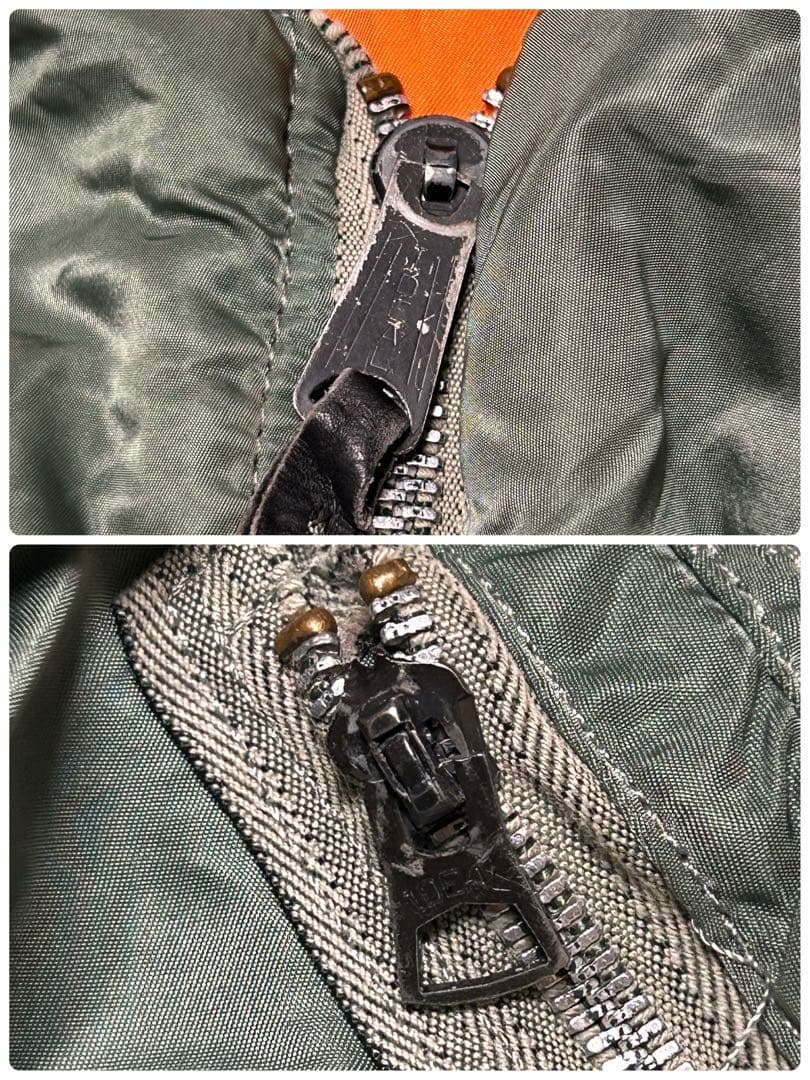 90s ALPHA INDUSTRIES MA-1 フライトジャケット USA製