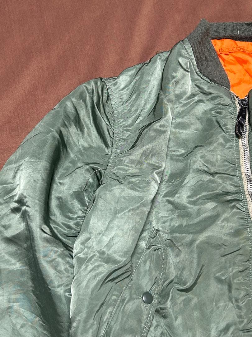 90s ALPHA INDUSTRIES MA-1 フライトジャケット USA製