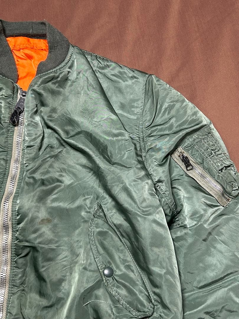 90s ALPHA INDUSTRIES MA-1 フライトジャケット USA製