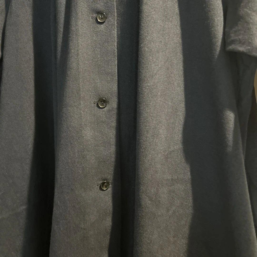 【専用】ランフランセダンタン コットン　ギャザーワンピース　ネイビー