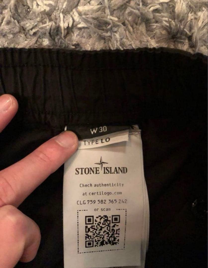 STONE  カーゴパンツ W30 黒