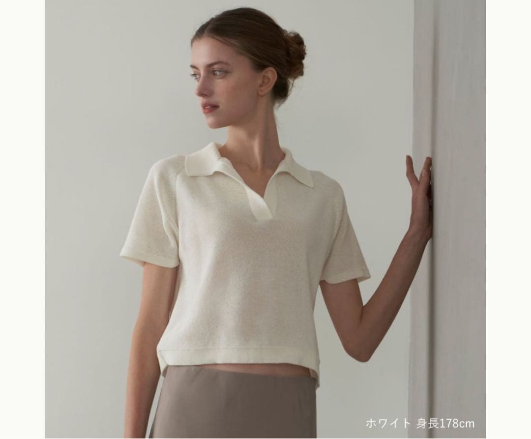 新品　WRAY ETHICAL KNIT POLO エシカルニットポロ