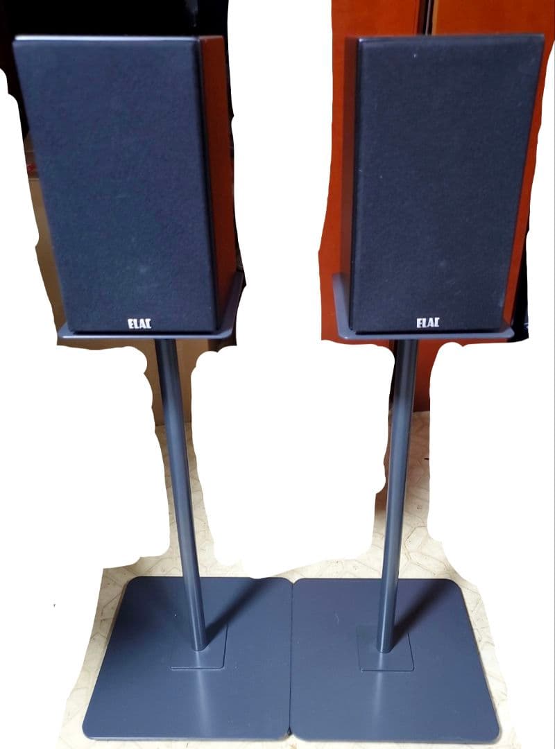 良品 ELAC エラック BS72 ブックシェルフスピーカー スタンド付き