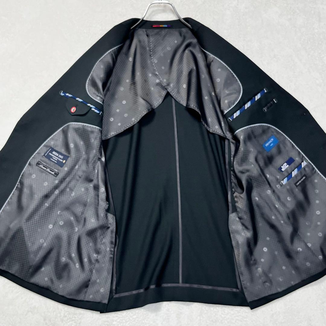 美品『オリヒカ』REDA イタリア生地 セットアップ JKPスーツ グリーン