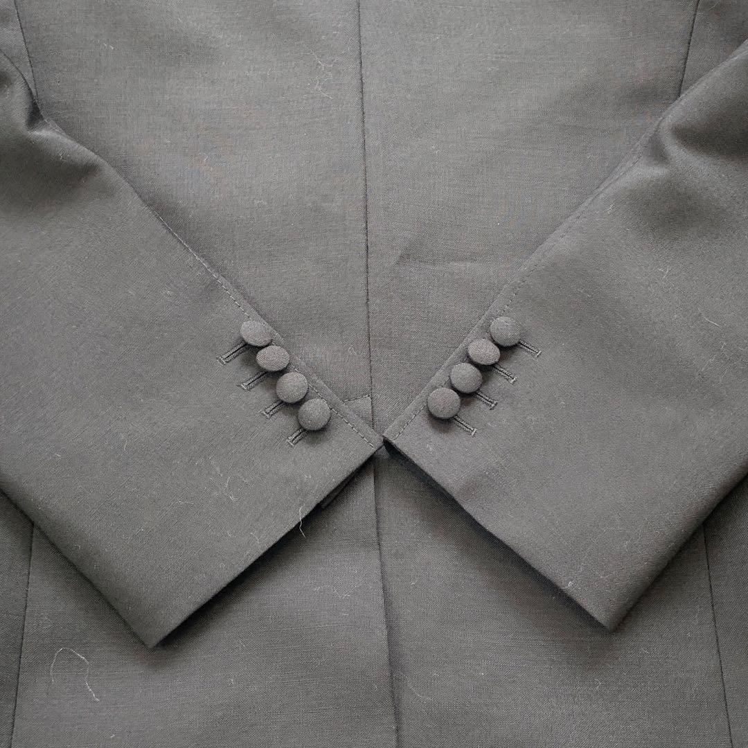 ［タグ付き未使用］MIUMIU バックロゴ　テーラードジャケット　モヘヤ60