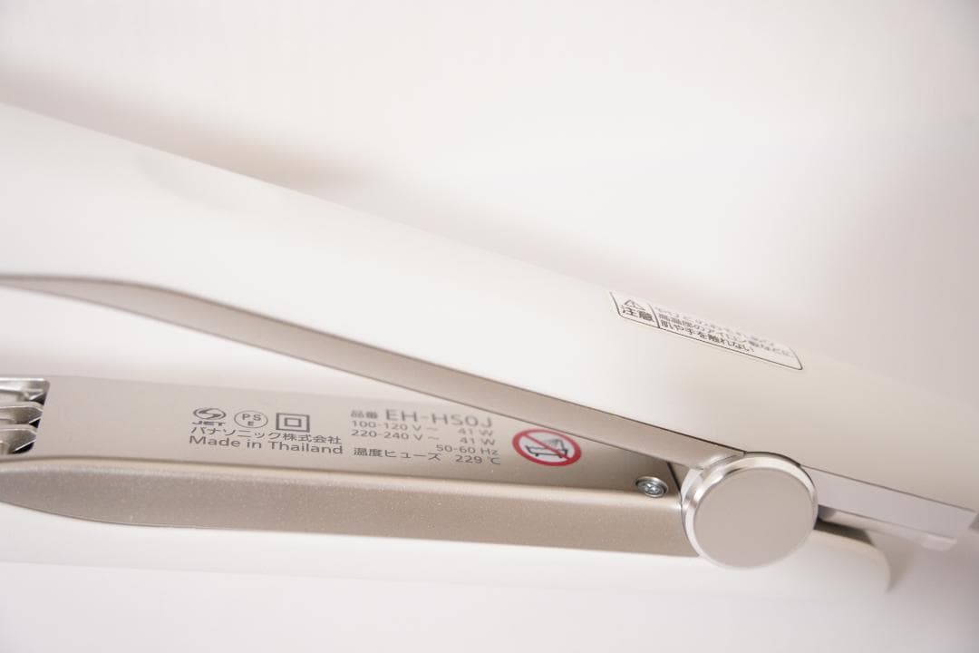 Panasonic ヘアーアイロン ストレート用 ナノケア EH-HS0J-W