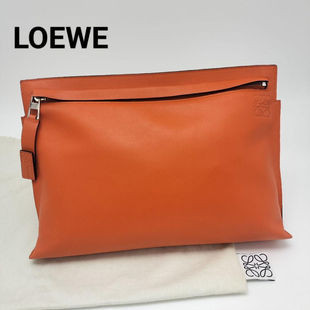 ゆたゆた　極美品✨ロエベ　クラッチバッグ　レザー