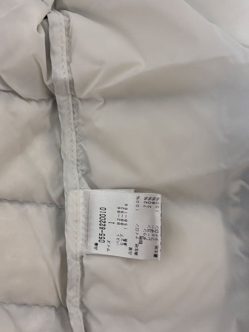 PEARLY GATES 2way ダウンジャケット 千鳥柄 サイズ1