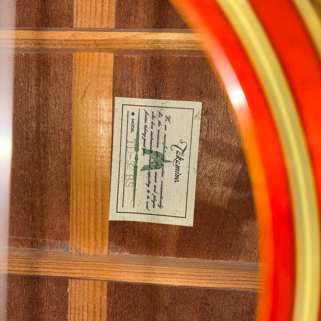 調整済み！弦高低い！タカミネ　アコースティックギター　td-32BS いい音