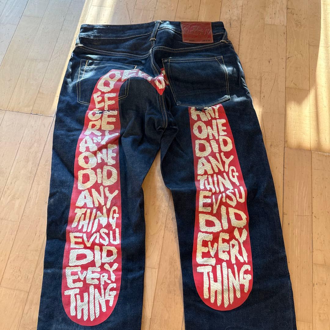 EVISU カスタムメイド ダークデニム 29x34