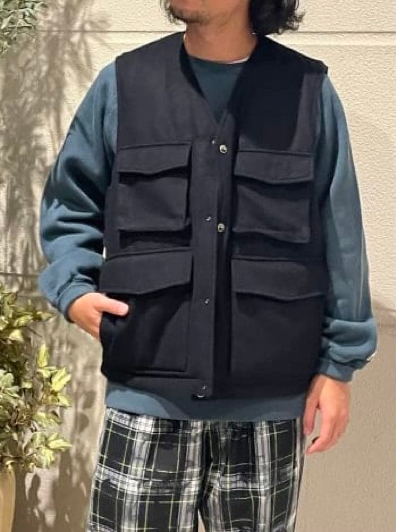 新品⭐︎Pilgrim Surf+Supplyリバーシブルベスト⭐︎