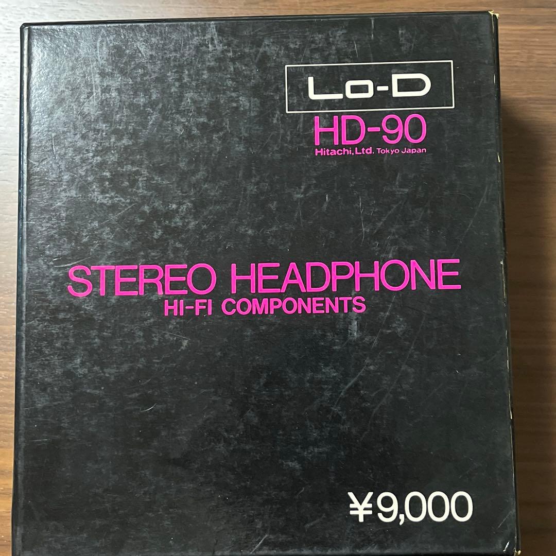 日立Lo-D STEREO HEADPHONES HD-90(箱付) レトロ
