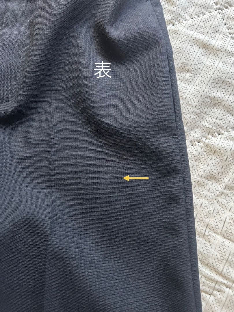 エンフォルド　ウール　ハーフパンツ　ブラック