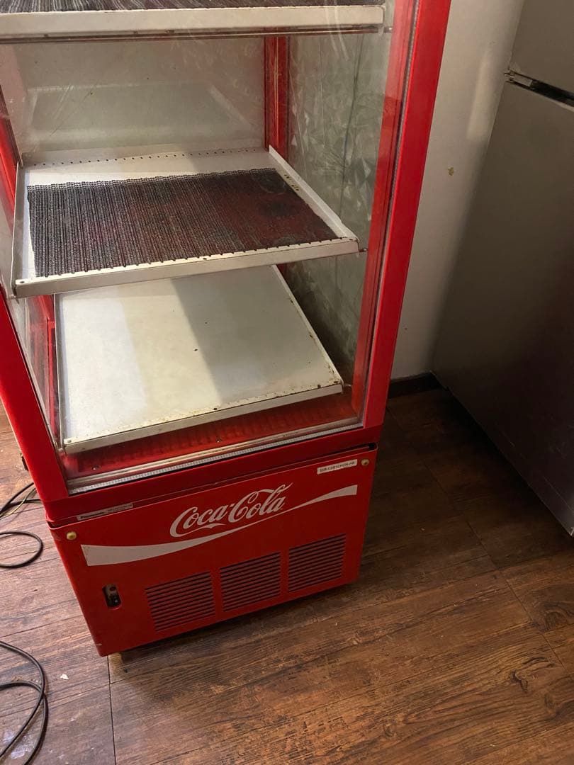 【引き取り限定】コカコーラ 冷蔵ショーケース ガラス扉 4段