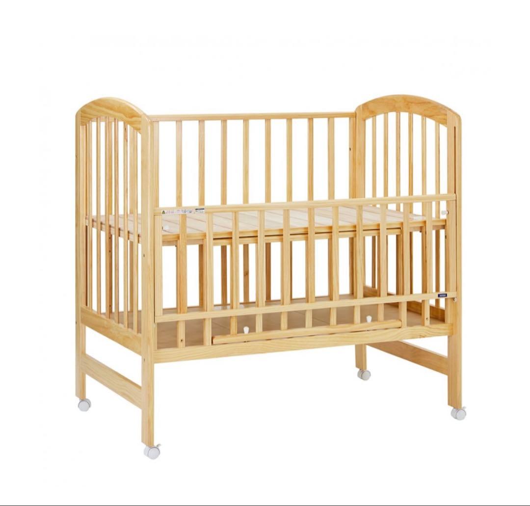 【限定】カトージ ハイポジション ベビーベッド