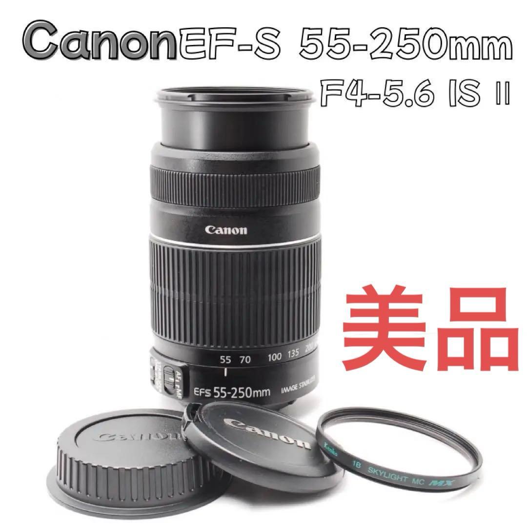 キャノン EF-S 55-250mm IS II★スポーツ撮影にも◎軽量ズーム！