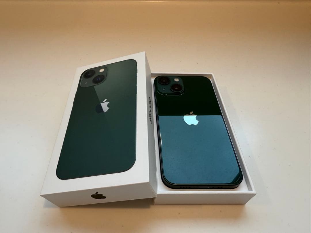 【希少なグリーン】iPhone 13 mini 512GB ｜Face ID不可