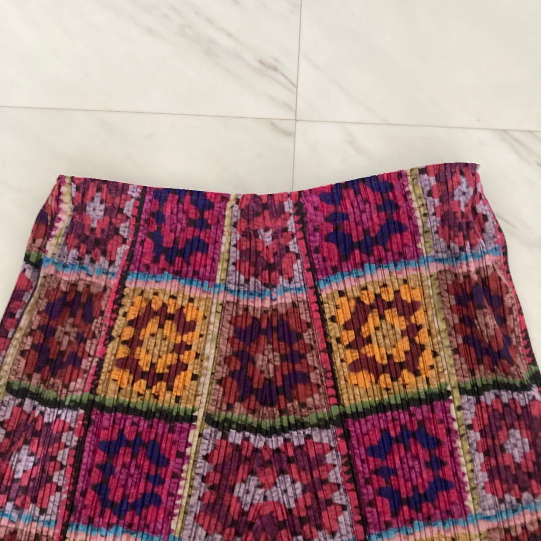 ＊希少・レア柄 ・未着用＊プリーツプリーズ パンツ サイズ1