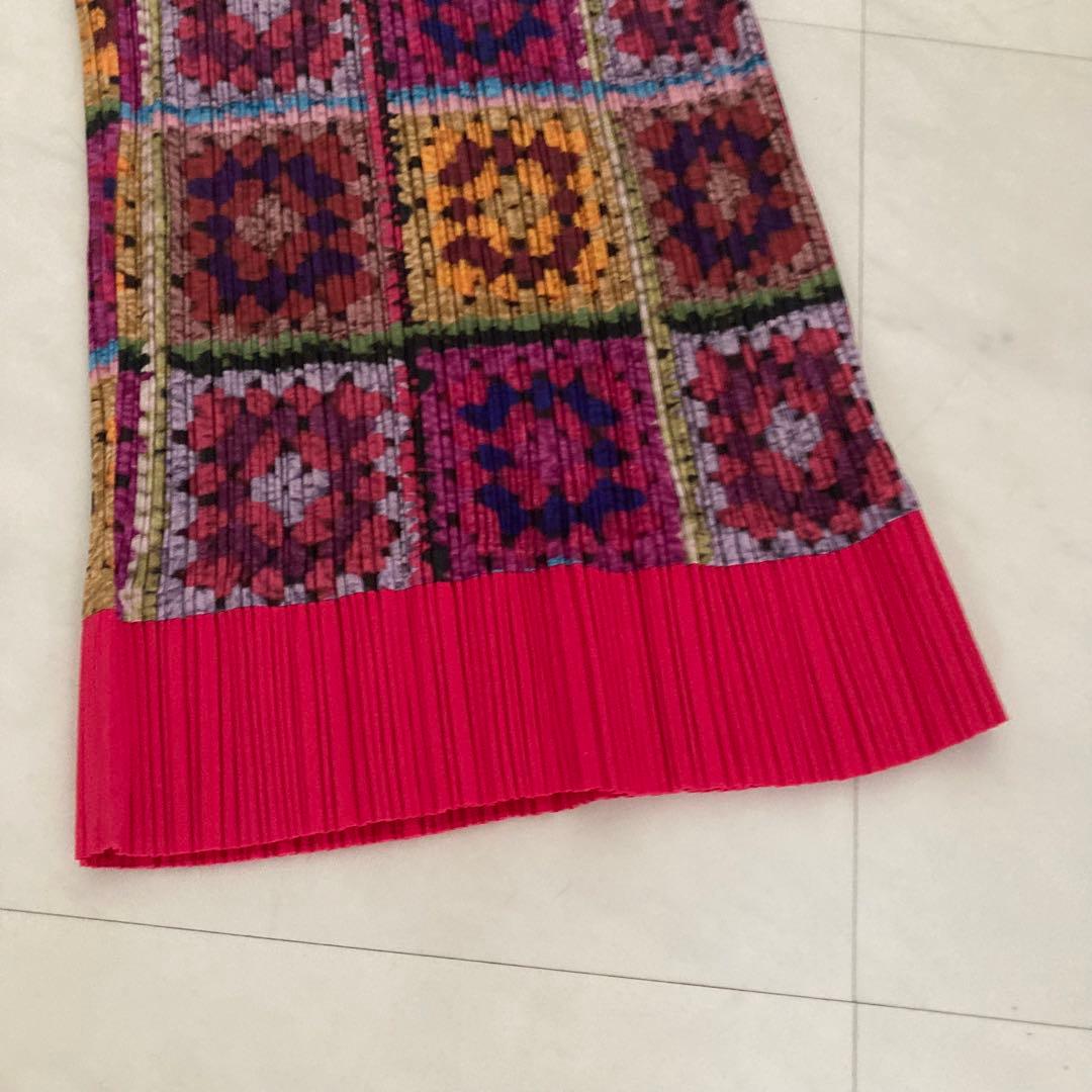 ＊希少・レア柄 ・未着用＊プリーツプリーズ パンツ サイズ1