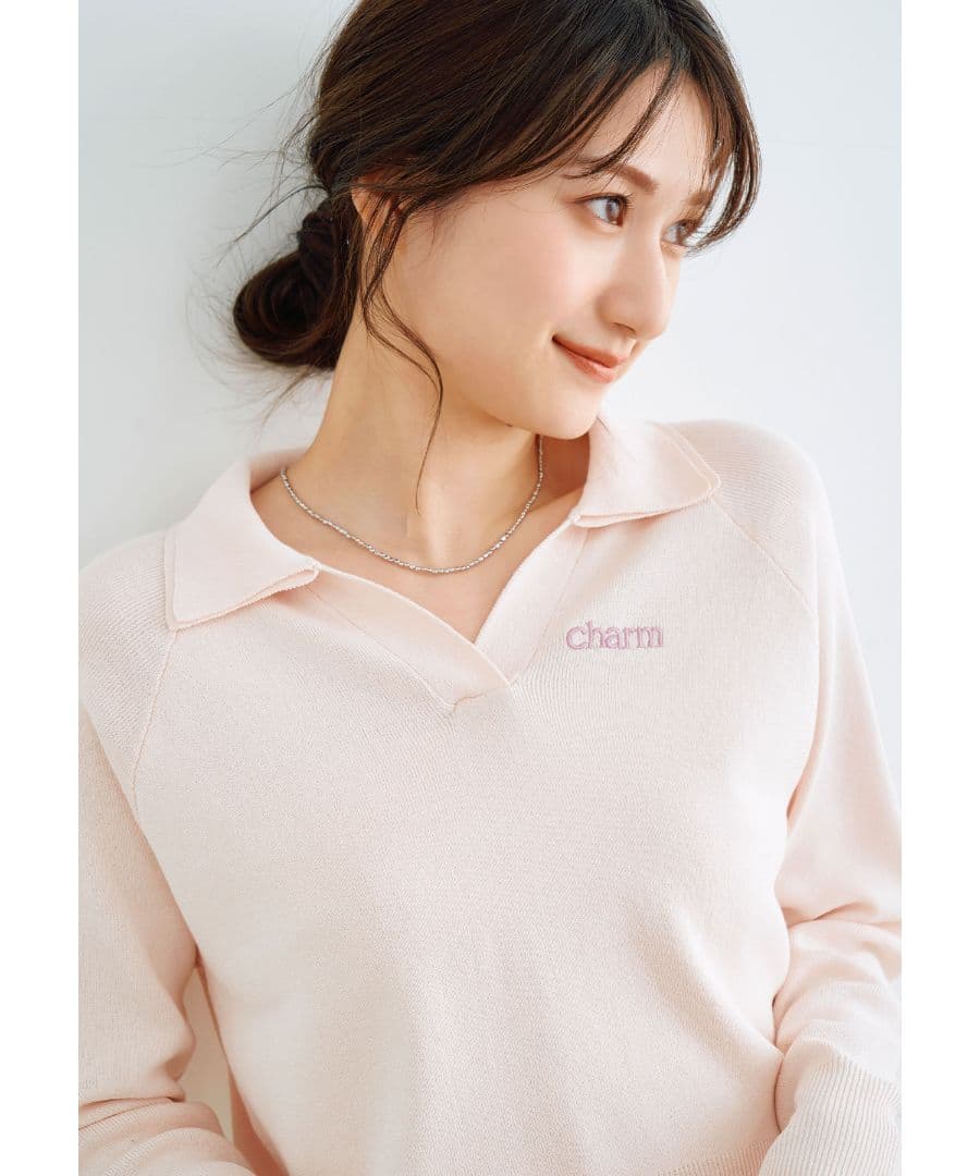 完売　ココディール　新品タグ付　Wカラースキッパーニットプルオーバー　25ss