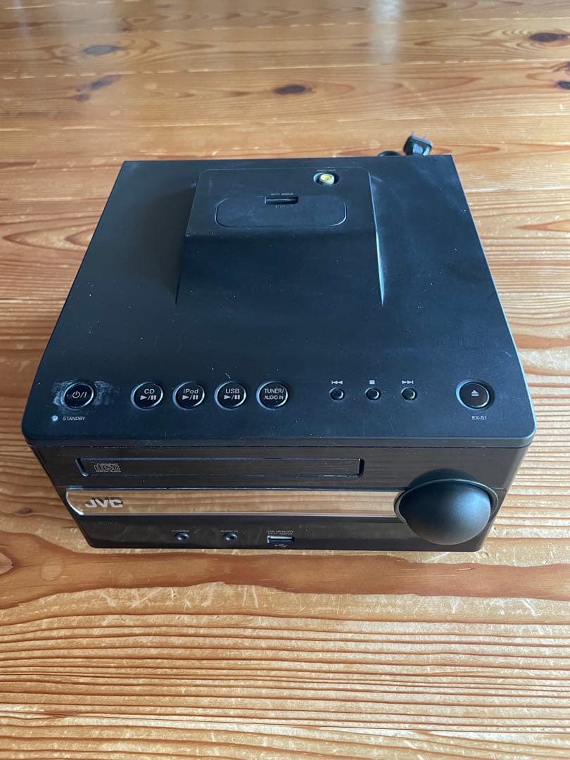 JVC ミニコンポ CDプレーヤー USB接続　EX-S1