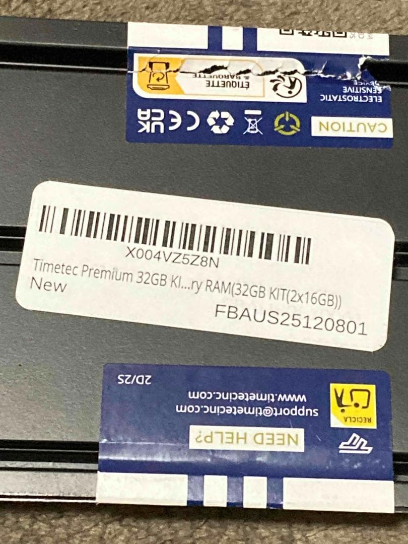 Timetec プレミアム 32GB DDR4-2666 メモリキット
