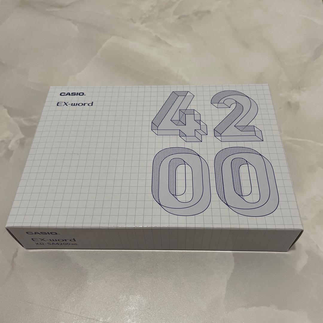 カシオ　EX-word XD-SA4200we