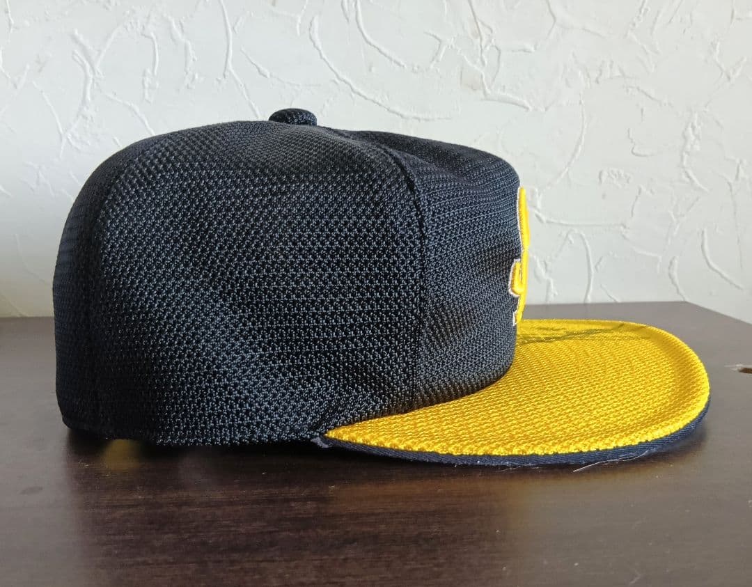 【プロモデル　サイン】ソフトバンク　ホークス　キャップ　帽子　ミズノプロ 61㌢