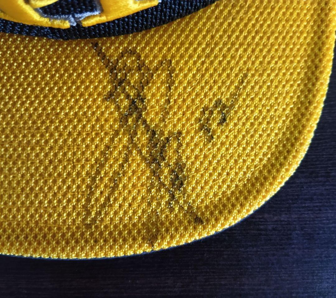 【プロモデル　サイン】ソフトバンク　ホークス　キャップ　帽子　ミズノプロ 61㌢