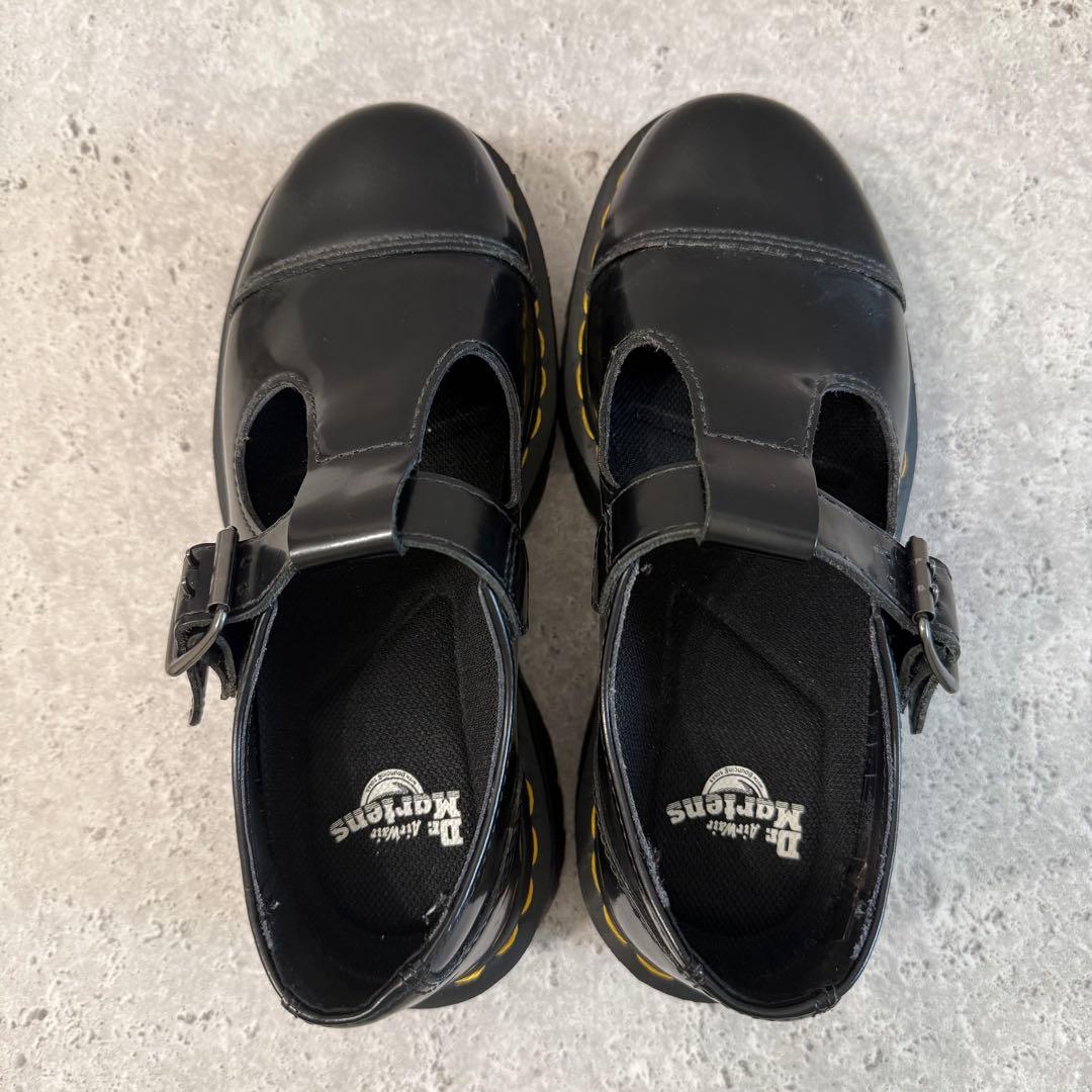 ドクターマーチン BETHAN 厚底 メリージェーン レザーシューズ UK4 黒